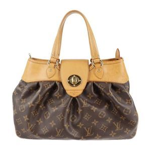 Louis Vuitton Boetie PM Shoulder Bag Monogram Canvas Leather Brown